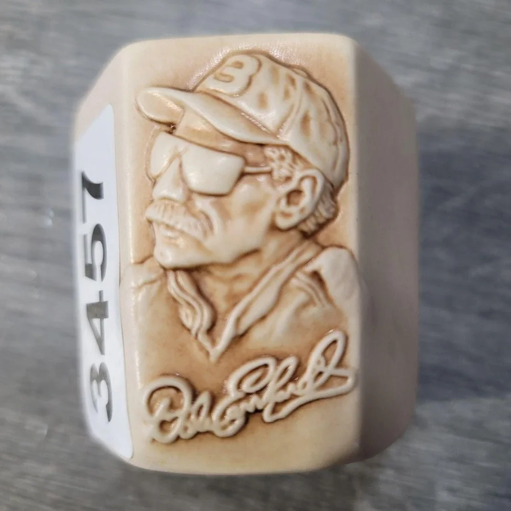 NASCAR Dale Earnhardt 3 Ceramic‎ Hexagon Shot Glass